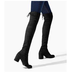 Stuart Weitzman Tieland Boot Black Size 10